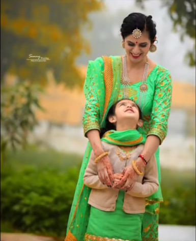 Mother and Daughter Matching Suit 13