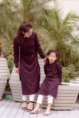 Mother and Daughter Matching Suit 23