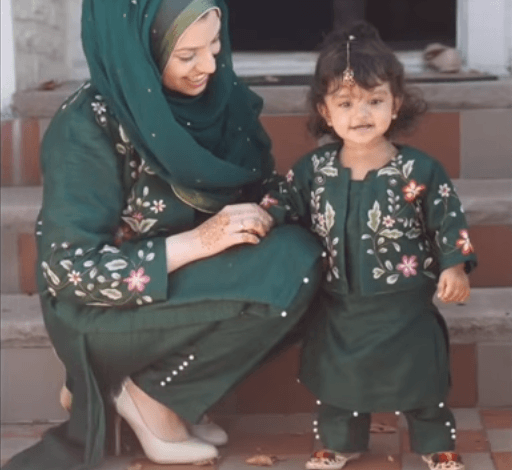 Mother and Daughter Matching Suit 24