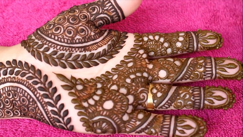 Simple Mehndi Design 17