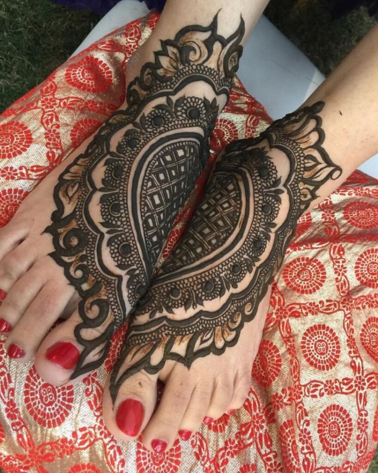 Foot Mehndi Designs 1