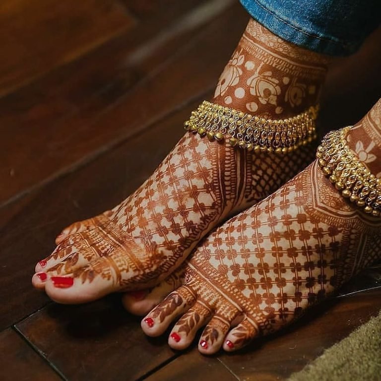 Foot Mehndi Designs 10