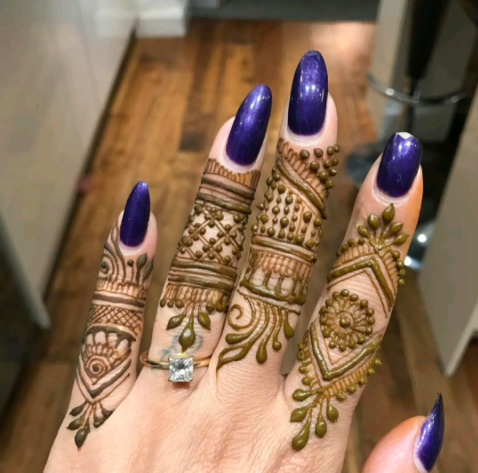 Finger Mehndi Designs 10