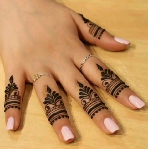Finger Mehndi Designs 11