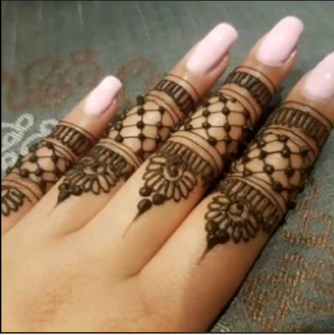Finger Mehndi Designs 12