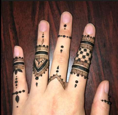 Finger Mehndi Designs 14