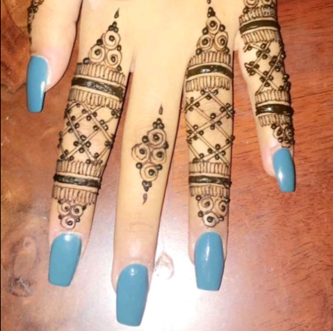 Finger Mehndi Designs 15