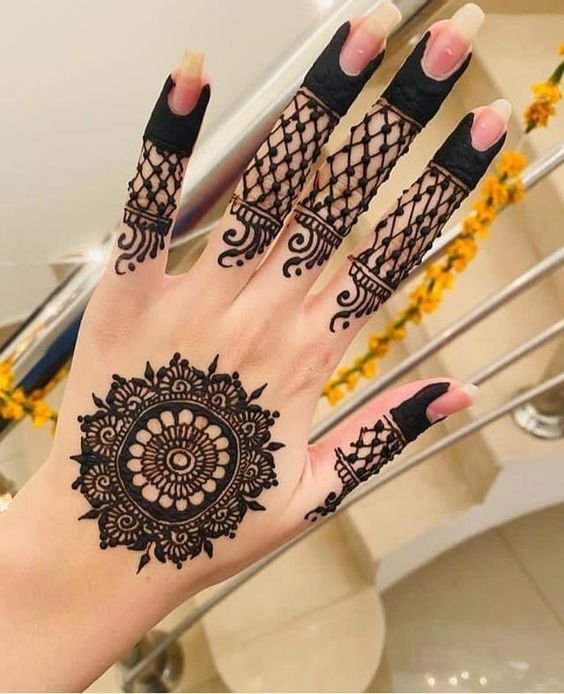 Back Hand Mehndi Designs 2