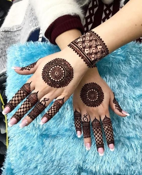 Back Hand Mehndi Designs 3