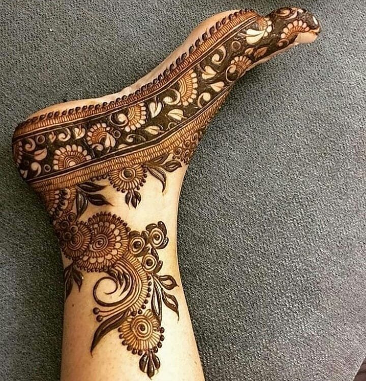 Foot Mehndi Designs 5