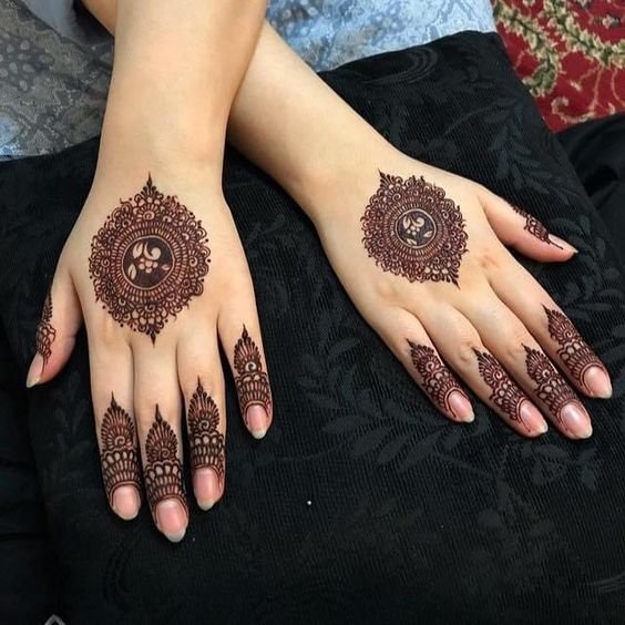 Back Hand Mehndi Designs 5