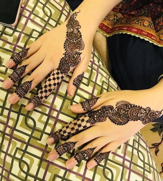 Back Hand Mehndi Designs 7