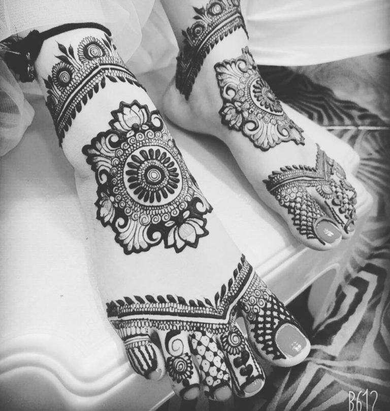 Foot Mehndi Designs 8