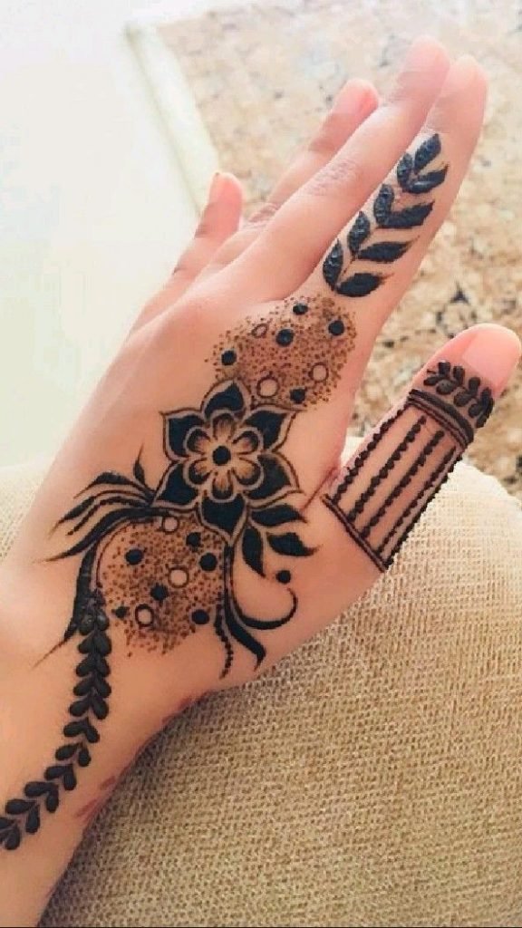 Back Hand Mehndi Designs 8