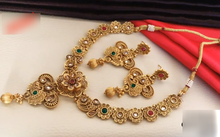 Gold Necklace Design 3
