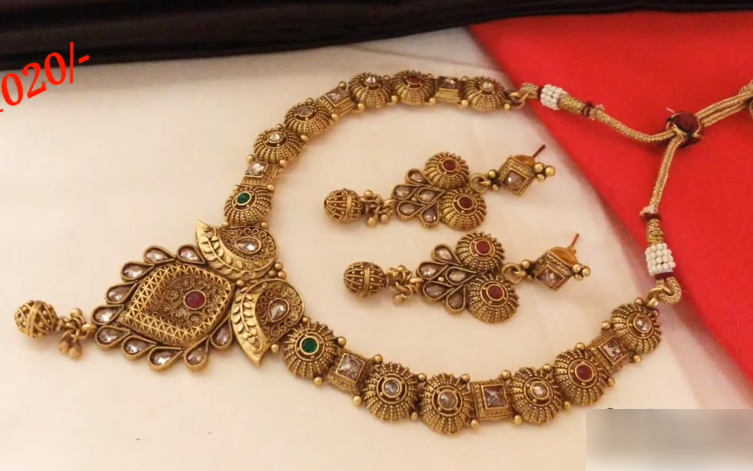 Gold Necklace Design 4