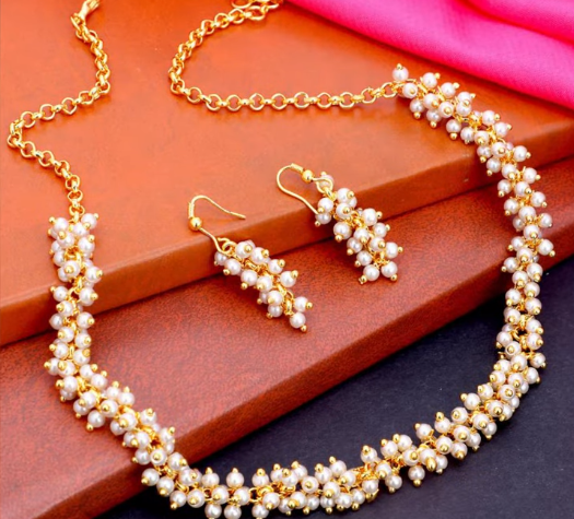 Pearl Necklace Designs 10