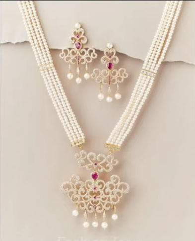Pearl Necklace Designs 3