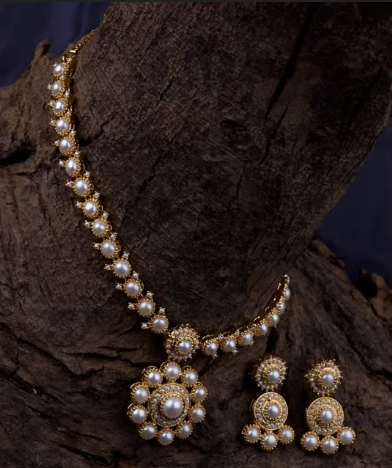 Pearl Necklace Designs 5