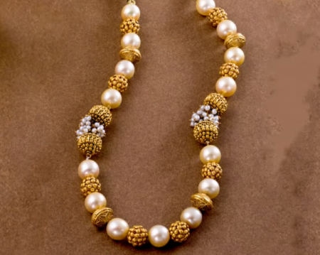 Pearl Necklace Designs 7