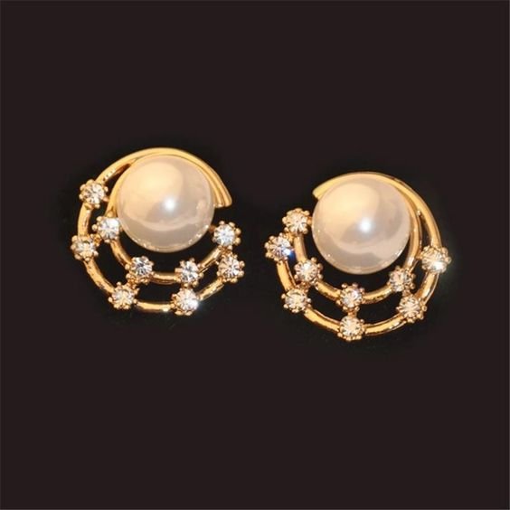 pearl simple earrings 10