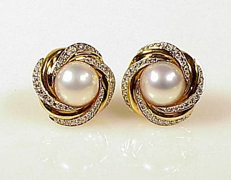 pearl simple earrings 13