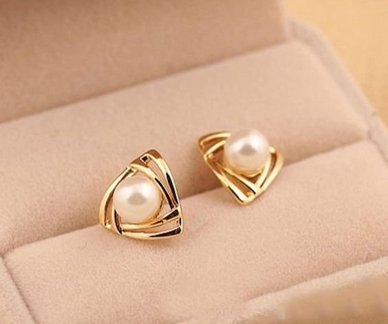 pearl simple earrings 9