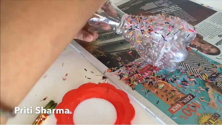 plastic bottle flower vase 10