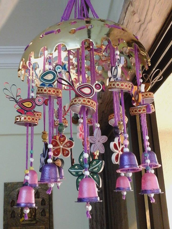 quilling bird wind chime 1