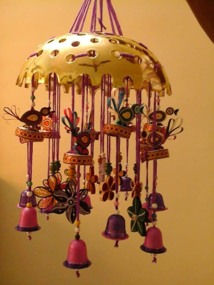 quilling bird wind chime 41