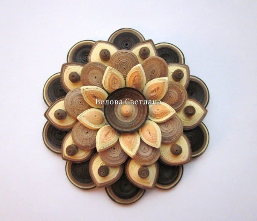 quilling flower 11