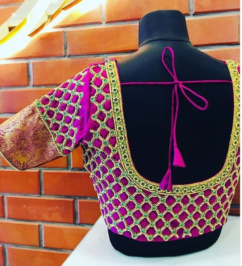 saree blouse designs 12