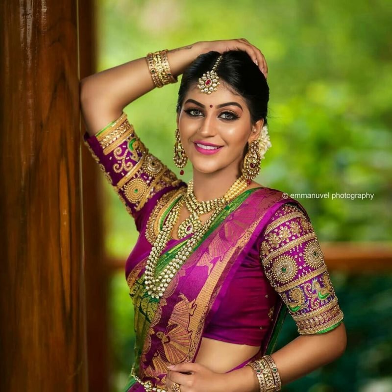 Pattu Saree Blouse Designs 15