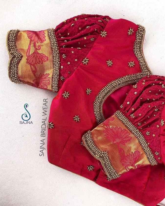 Pattu Saree Blouse Designs 19