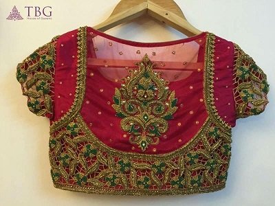 Designer Saree Blouse Designs 2