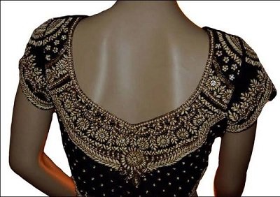 Designer Saree Blouse Designs 7