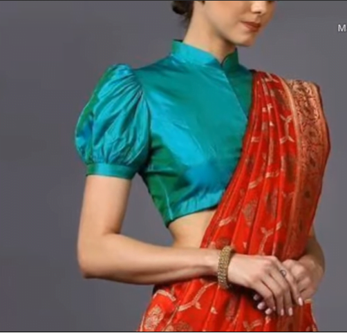 saree blouse sleeve designs 8