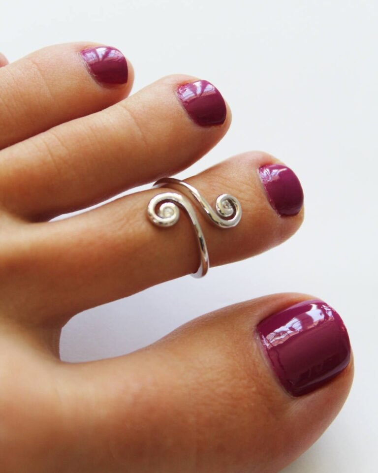 silver toe ring 12