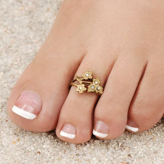 silver toe ring 13