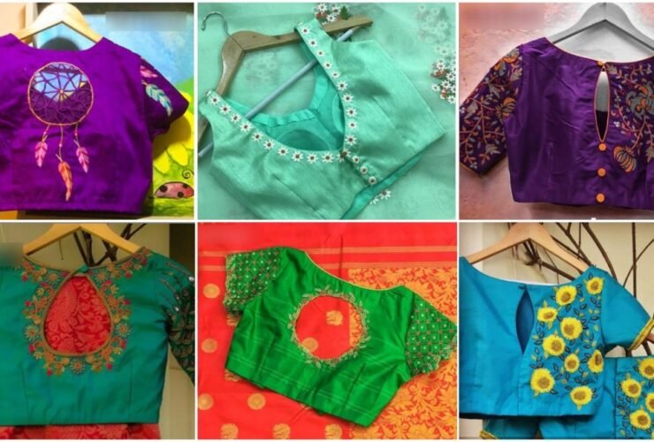 simple work blouses a1