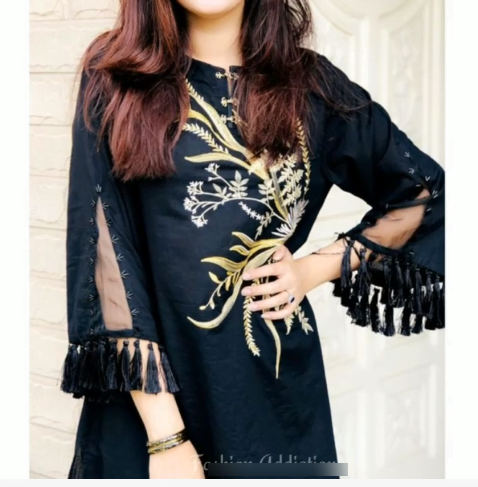 Trendy Sleeve Design for Kurti 17