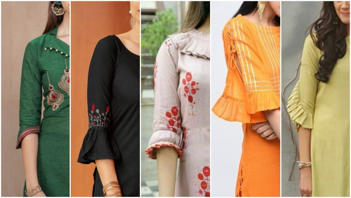 Latest sleeves designs for kurti 2022