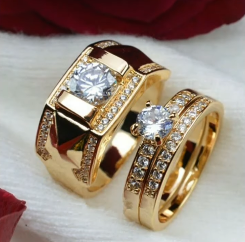 Wedding Couple Ring Design 3