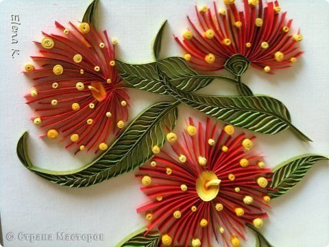 Eucalyptus Flower from Quilling 5