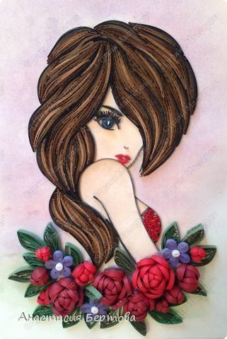 Quilling girl 1