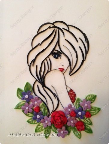 Quilling girl 11