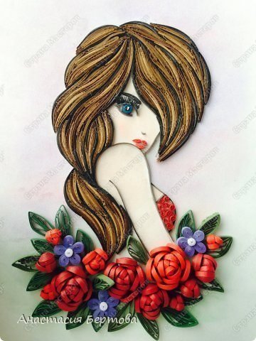 Quilling girl 13