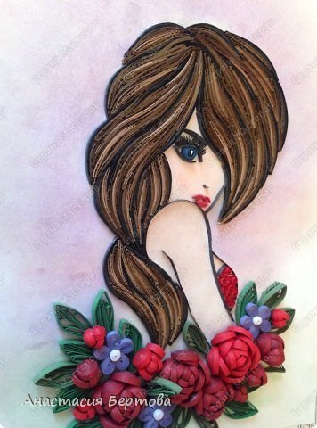 Quilling girl 5