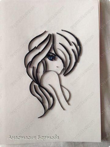 Quilling girl 6