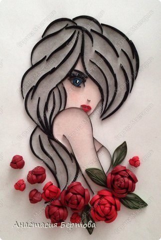 Quilling girl 7